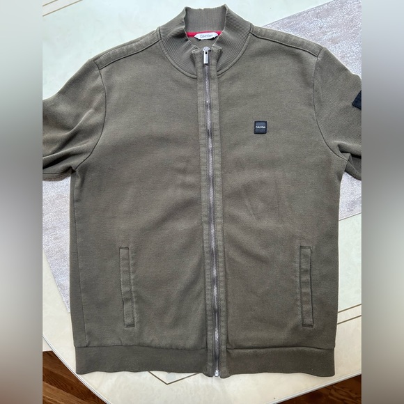 Calvin Klein Men’s Front Zip Sweater - Picture 10 of 16